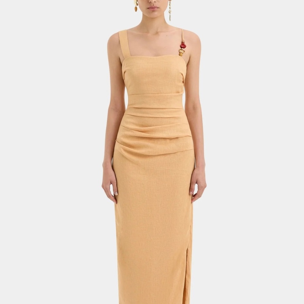 Sir The Label Antonia Beaded Midi Dress